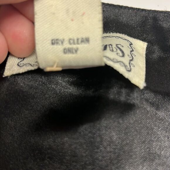 TanTrums Vintage Black Button Up Snowman Tree Snowflake Vest- Large - Picture 15 of 16